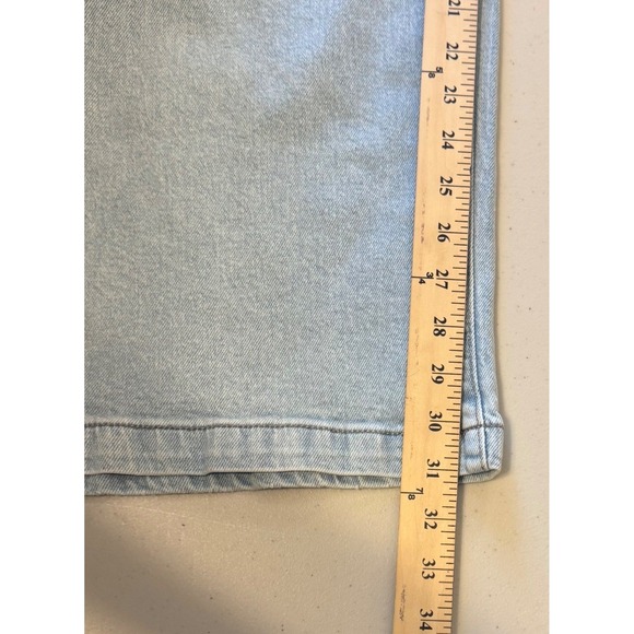 No Boundaries Baggy Overalls Women L Light Wash Blue Denim Cotton Blend NEW - Picture 6 of 8